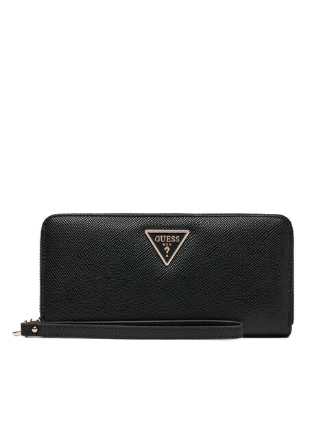 GUESS LAUREL 2 Large zip around wallet BLACK - Women’s Wallets