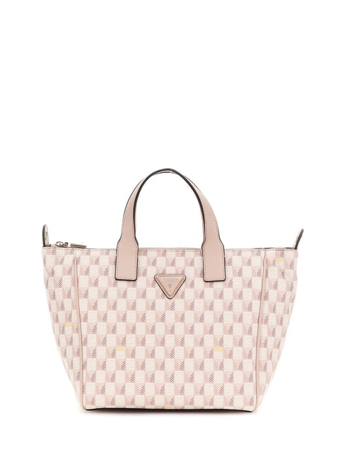 GUESS FOLLIE Jet Set Logo Print Tote Bag blush logo - Women’s Bags