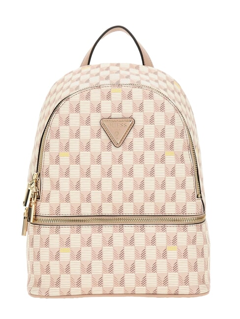 GUESS FOLLIE Jet Set Logo Print Backpack blush logo - Women’s Bags