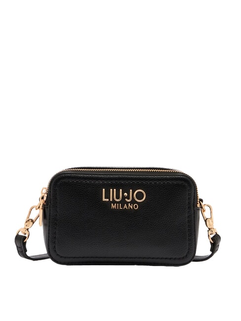 LIUJO RIDHI Small 2-zip camera case bag BLACK - Women’s Bags