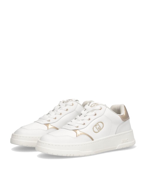 LIUJO ME 03 Leather sneakers with logo white - Women’s shoes