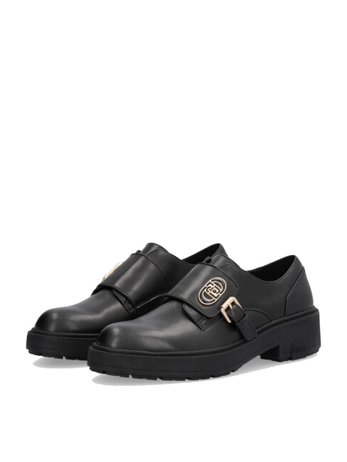 LIUJO LONDON 01 Leather shoes with buckle black - Women’s shoes