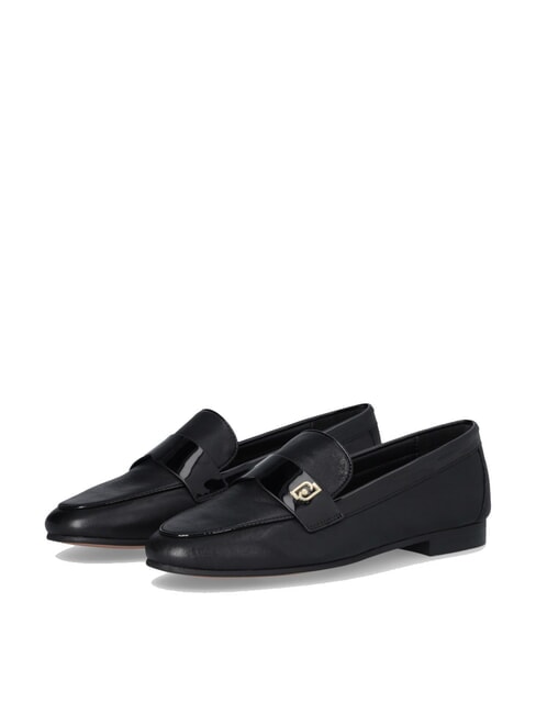 LIUJO EMEL 05 Leather moccasins black - Women’s shoes
