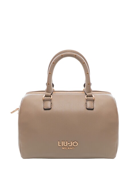 LIUJO EVRIM Studded trunk bag desert taupe - Women’s Bags