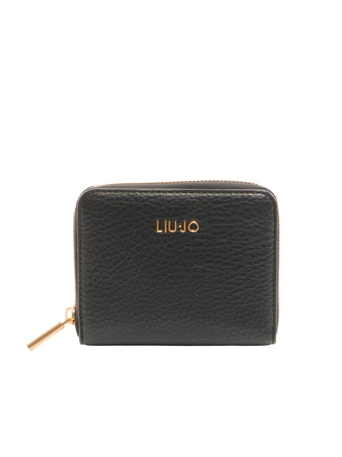 LIUJO CALIWEN Medium zip-around wallet BLACK - Women’s Wallets