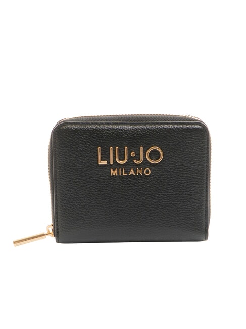 LIUJO CALIWEN Medium zip-around wallet BLACK - Women’s Wallets