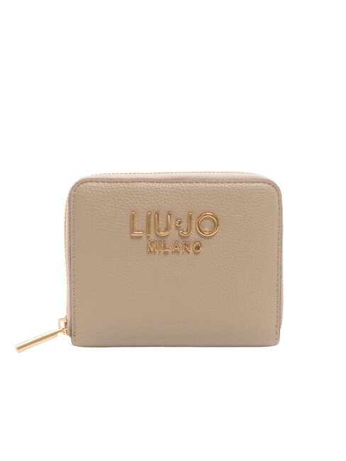 LIUJO CALIWEN Medium zip-around wallet desert taupe - Women’s Wallets