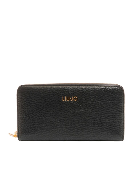 LIUJO CALIWEN Large zip-around wallet BLACK - Women’s Wallets