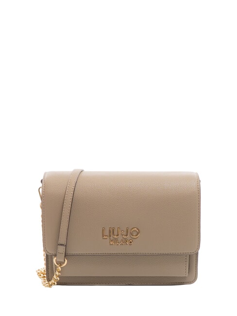 LIUJO CALIWEN Small shoulder bag with flap desert taupe - Women’s Bags