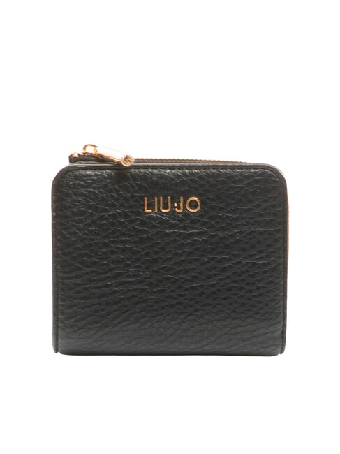 LIUJO CALIWEN Mini card holder wallet BLACK - Women’s Wallets