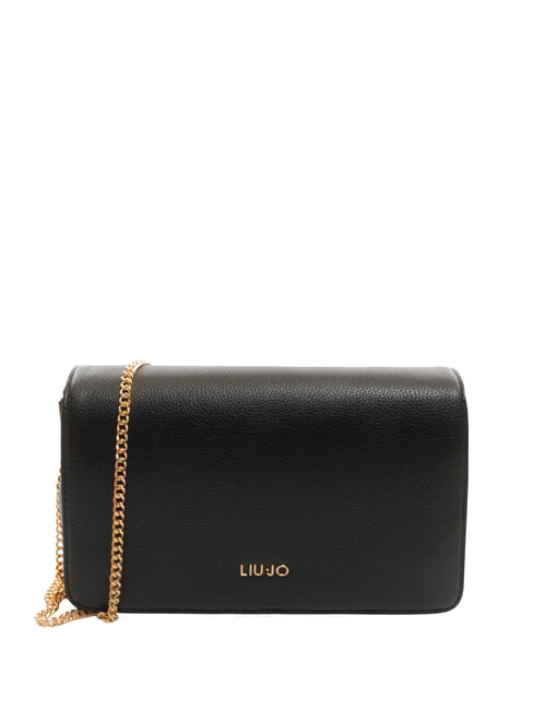 LIUJO CALIWEN Bag with chain shoulder strap BLACK - Women’s Bags