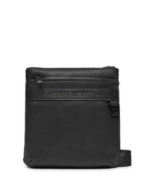 ARMANI EXCHANGE TULUM Flat bag with pocket black - Over-the-shoulder Bags for Men