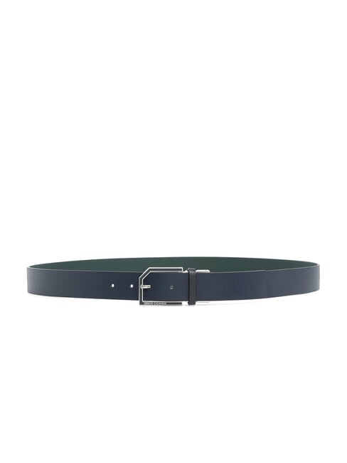 ARMANI EXCHANGE BELT Reversible leather belt night blue/green - Belts