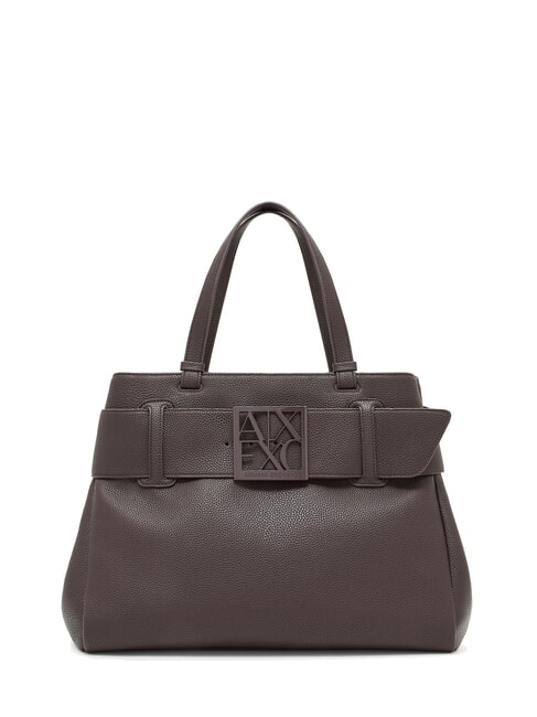 ARMANI EXCHANGE SUSIE SOFT Shoulder bag with buckle hot fudge - Women’s Bags