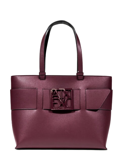 ARMANI EXCHANGE A|X BUCKLE Shoulder shopper bag groove - Women’s Bags