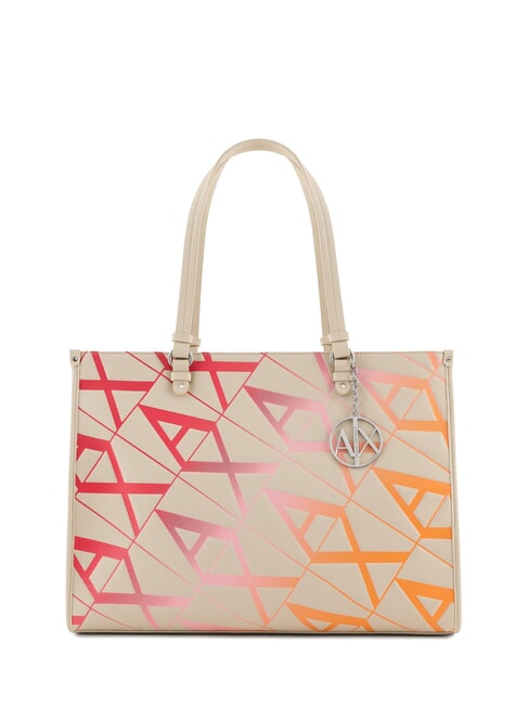 ARMANI EXCHANGE GYNGER DEGRADE Shoulder shopping bag valley/degrade - Women’s Bags