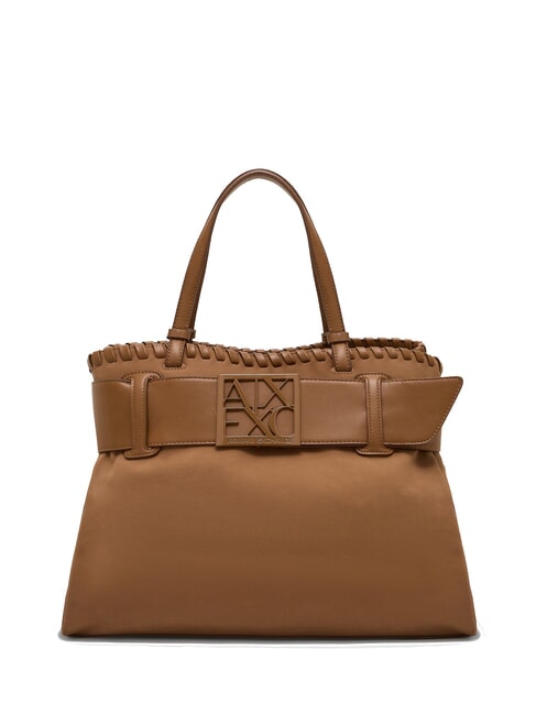 ARMANI EXCHANGE SUSIE SOFT Medium shopping bag light whisky - Women’s Bags