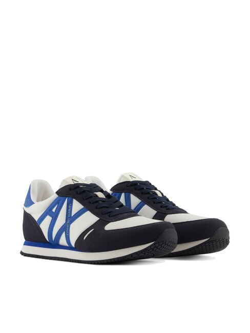 ARMANI EXCHANGE RIO Low sneakers deep navy + off-white - Men’s shoes