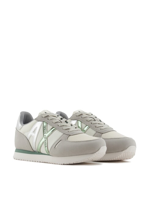 ARMANI EXCHANGE RIO Sneakers grey+d.frosty green - Women’s shoes