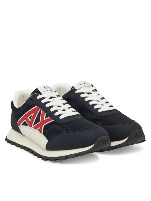 ARMANI EXCHANGE A|X Sneakers deep navy+cardinal - Men’s shoes