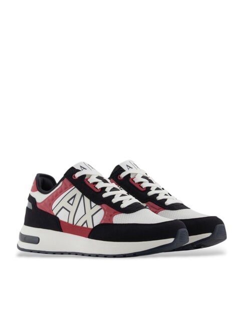 ARMANI EXCHANGE DUSSELDORF Sneakers Man off wht+cardin+navy - Men’s shoes