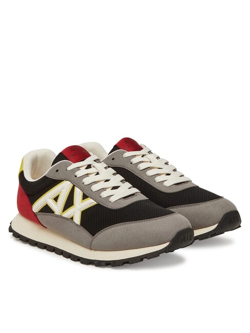 ARMANI EXCHANGE A|X Sneakers neutral grey+black+yellow - Men’s shoes
