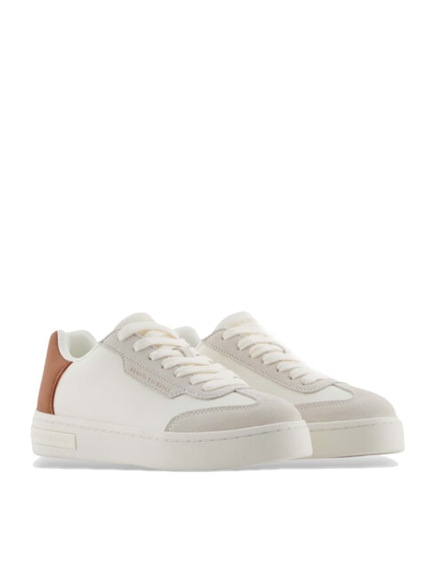 ARMANI EXCHANGE A|X Sneakers with contrasting detail off white+caram.cafe - Women’s shoes