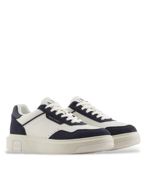ARMANI EXCHANGE A|X Sneakers off white + deep navy - Men’s shoes