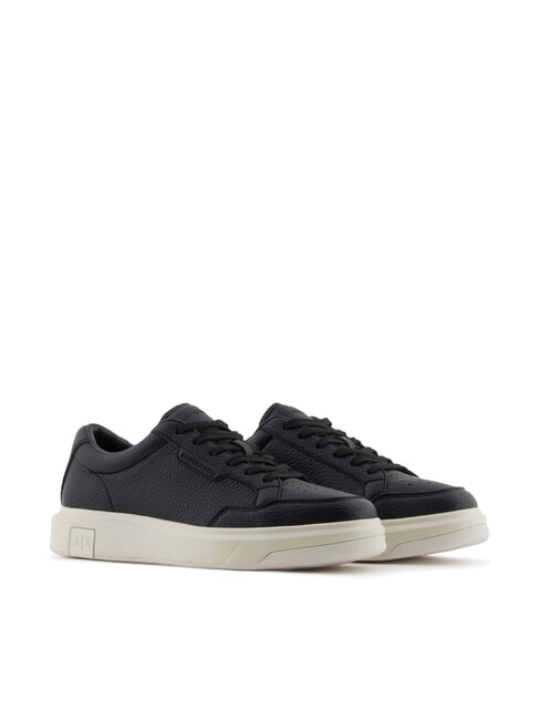 ARMANI EXCHANGE A|X Basic sneakers with stitching Black / black - Men’s shoes