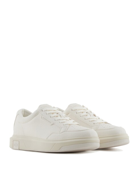 ARMANI EXCHANGE A|X Basic sneakers with stitching WHITE / OFF WHITE - Men’s shoes