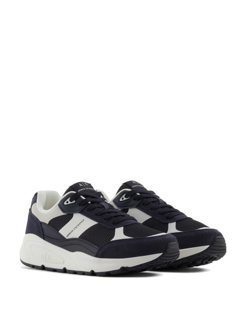 ARMANI EXCHANGE A|X Sneakers with side logo print bla / ofwh - Men’s shoes