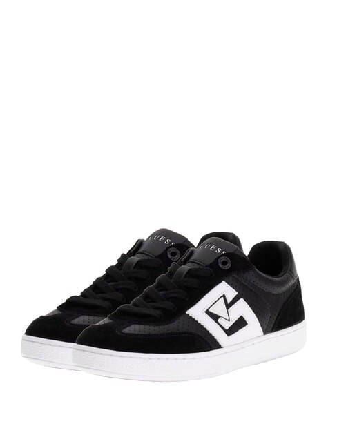 GUESS NOCHEE Sneakers with suede inserts BLACK - Women’s shoes