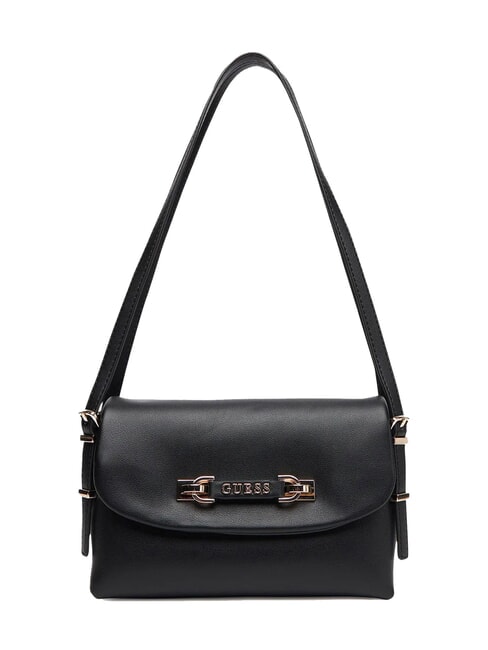 GUESS LEFIA Shoulder bag with flap BLACK - Women’s Bags