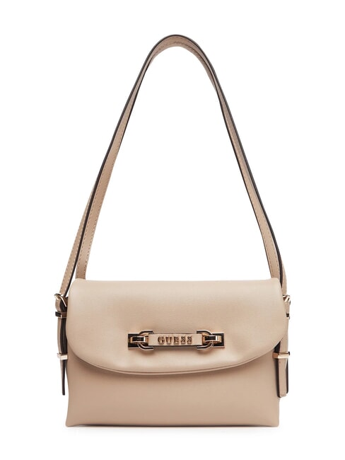 GUESS LEFIA Shoulder bag with flap simply taupe - Women’s Bags