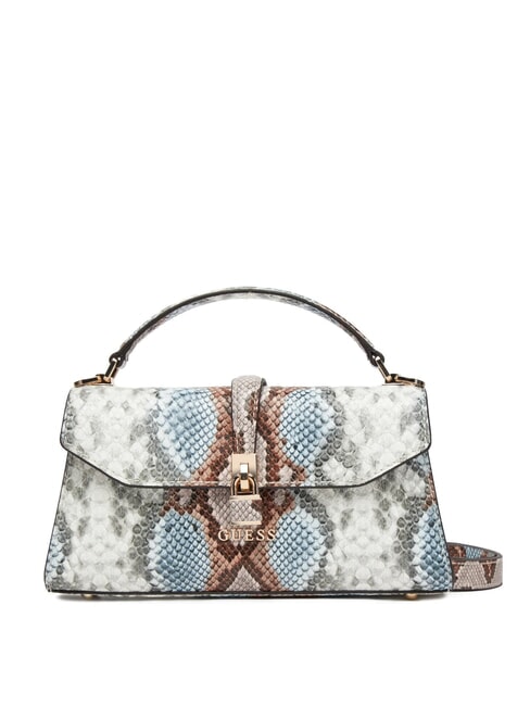 GUESS QUEENSLAND Handbag with shoulder strap misty blue multi - Women’s Bags