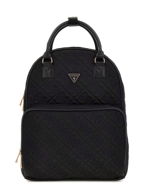 GUESS ADELASIA Backpack with embroidered 4G logo BLACK - Women’s Bags