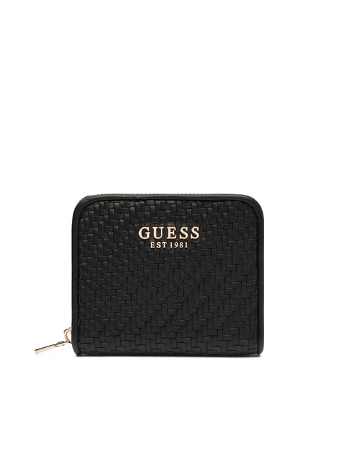 GUESS MIREMA Small woven wallet BLACK - Women’s Wallets