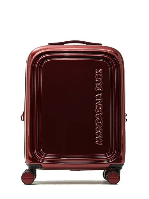 MANDARINA DUCK LOGODUCK+ METAL Expandable hand luggage trolley red metal - Hand luggage