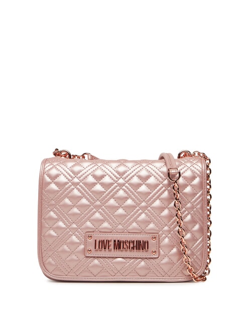 LOVE MOSCHINO BOLD LOVE Shoulder bag with chain handles powder - Women’s Bags