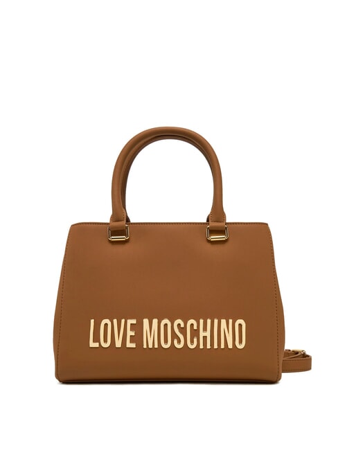 LOVE MOSCHINO BOLD LOVE Handbag with shoulder strap camel - Women’s Bags