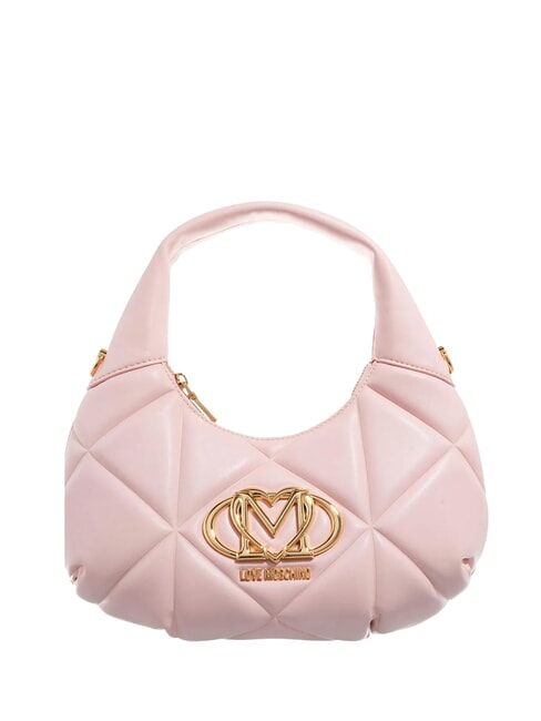 LOVE MOSCHINO GEOMETRIC Shoulder bag with shoulder strap face powder - Women’s Bags