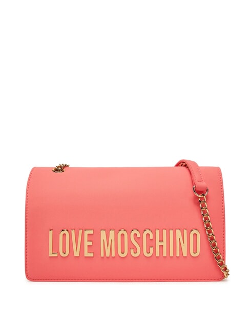 LOVE MOSCHINO LETTERING Shoulder bag / crossbody bag coral - Women’s Bags