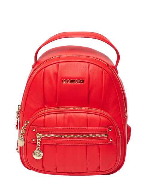 LOVE MOSCHINO BAGGY Backpack with pocket RED - Women’s Bags