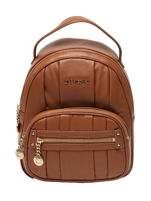 LOVE MOSCHINO BAGGY Backpack with pocket camel - Women’s Bags