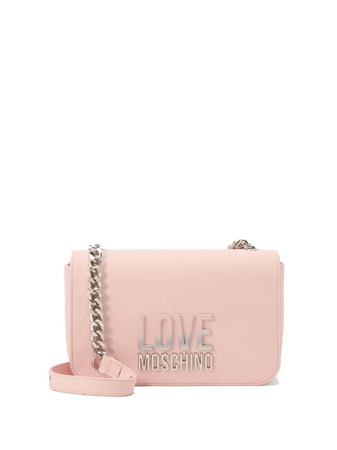 LOVE MOSCHINO LETTERING BICOLOR Shoulder bag face powder - Women’s Bags