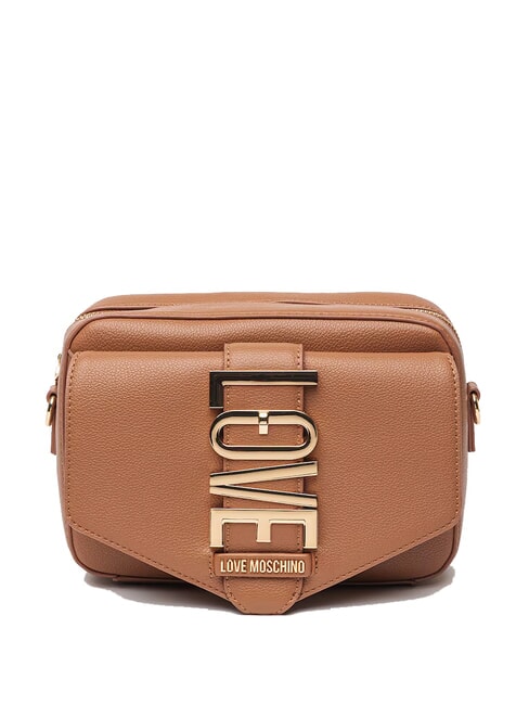 LOVE MOSCHINO VERTICAL LOGO Mini Shoulder Bag camel - Women’s Bags
