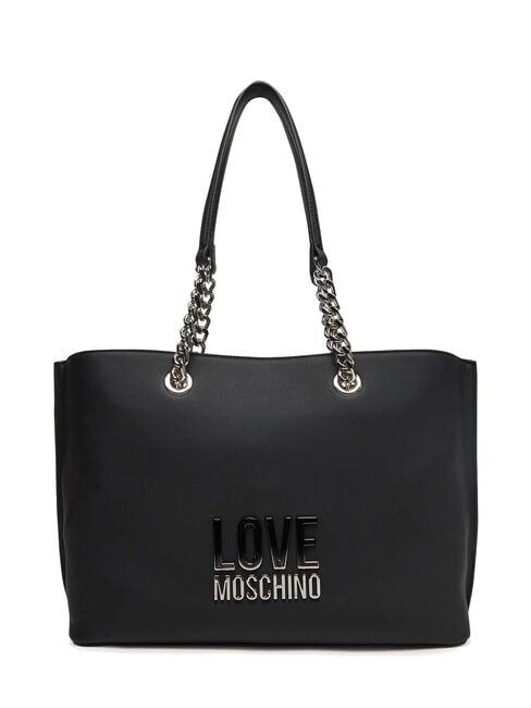 LOVE MOSCHINO PRISM Shopping bag with chain handles po00bx - Women’s Bags