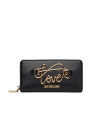 LOVE MOSCHINO SCRIPT Large zip-around wallet - Women’s Wallets
