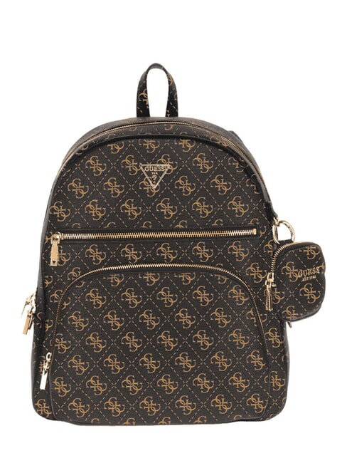 GUESS POWER PLAY 2 Backpack with pocket and pouch brown - Women’s Bags