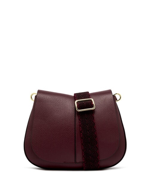 GIANNI CHIARINI HELENA ROUND Leather shoulder bag wine berry - Women’s Bags